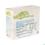 Packshot Movicol Neutral Zakjes 20 X 13,7g
