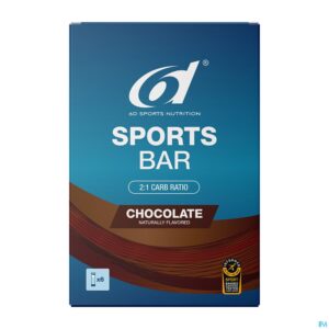 Packshot 6d Sports Bar Chocolate 6x46g