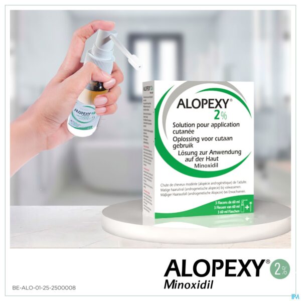 Productshot Alopexy 2 % Liquid Fl Pipet/spray 3x60ml