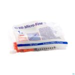 Packshot Microfine Ins.spuit 1ml 29g 12,7mm10 324827