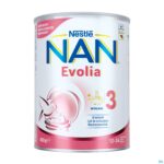 Packshot Nan Optipro Evolia 3 Nf 800g