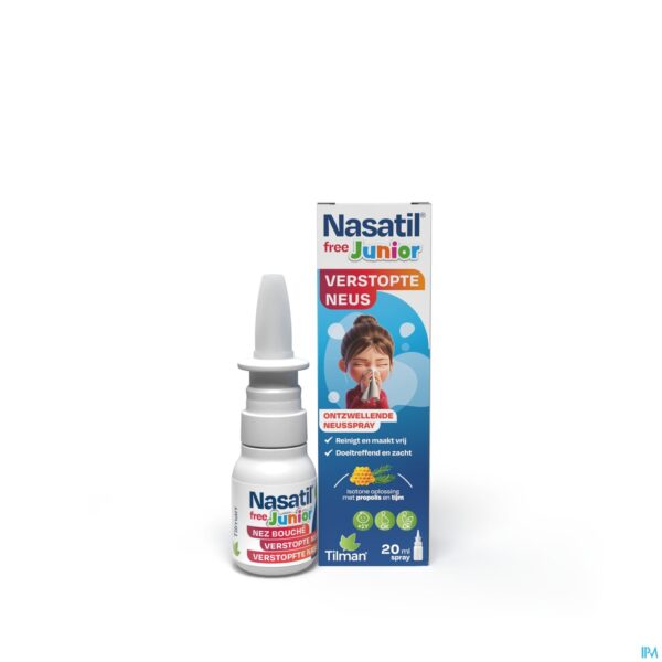 Productshot Nasatil Free Junior Neusspray 20ml