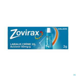 Packshot Zovirax Creme 5% Tube 2g