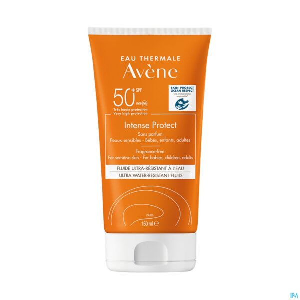 Packshot Avene Zon Spf50+ Intense Protect 50+ Fluide 150ml Packshot Avene Zon Spf50+ Intense Protect 50+ Fluide 150ml