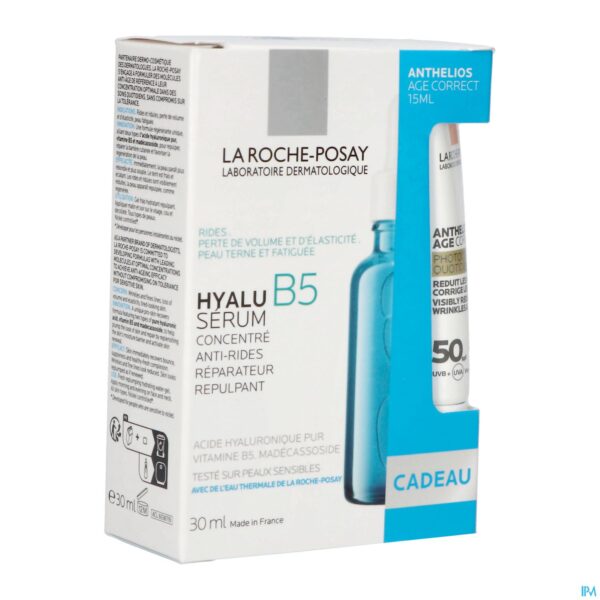 Packshot Lrp Set Hyalu B5 30ml + Age Correct 15ml Gratis Packshot Lrp Set Hyalu B5 30ml + Age Correct 15ml Gratis