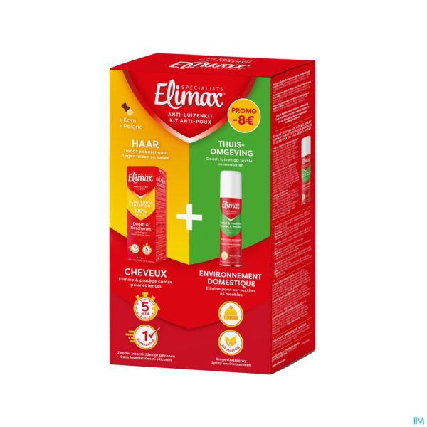 Packshot Elimax A/luizen Kit 2 Prod.