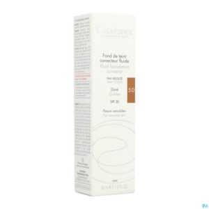 Packshot Avene Couvrance Fdt Correct. Fluide 5 Dore 30ml