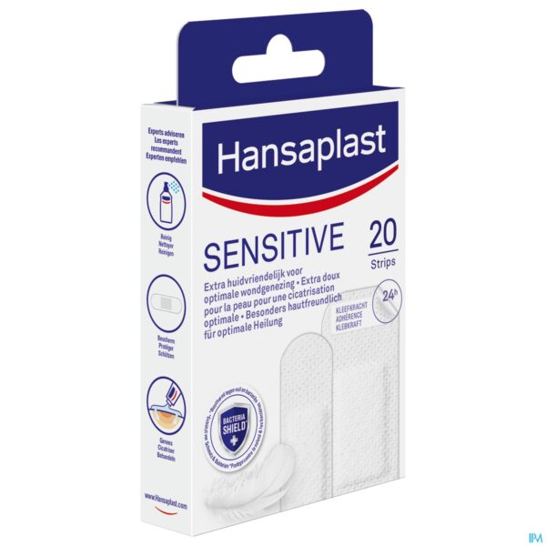 Packshot Hansaplast Pleisters Sensitive 20
