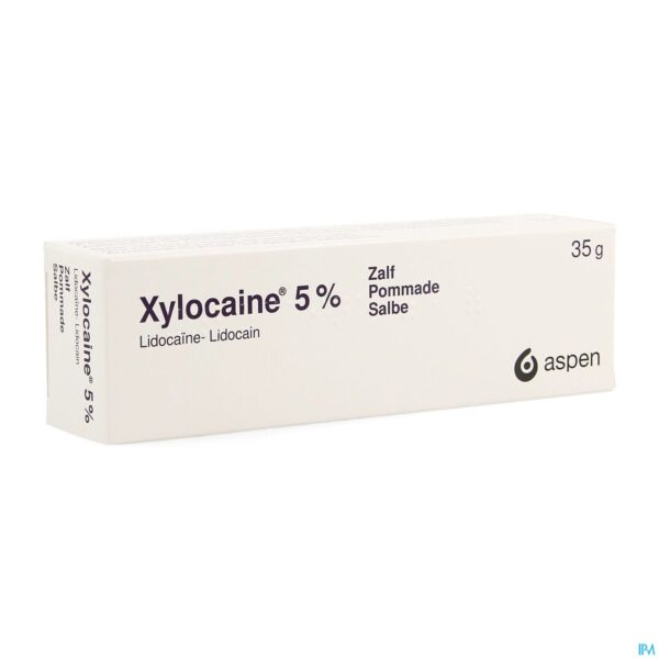 Packshot Xylocaine 5% Zalf Tube 1 X 35g