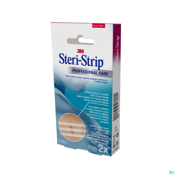 Packshot Steri-strip Hechtstrip Ster 6x 75mm 2x 5 1541p-2