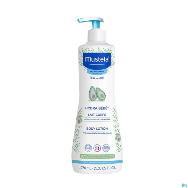 Packshot Mustela Pn Hydra Bb Lichaamsmelk 750ml