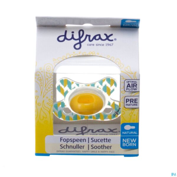 Packshot Difrax Fopspeen Natural Newborn