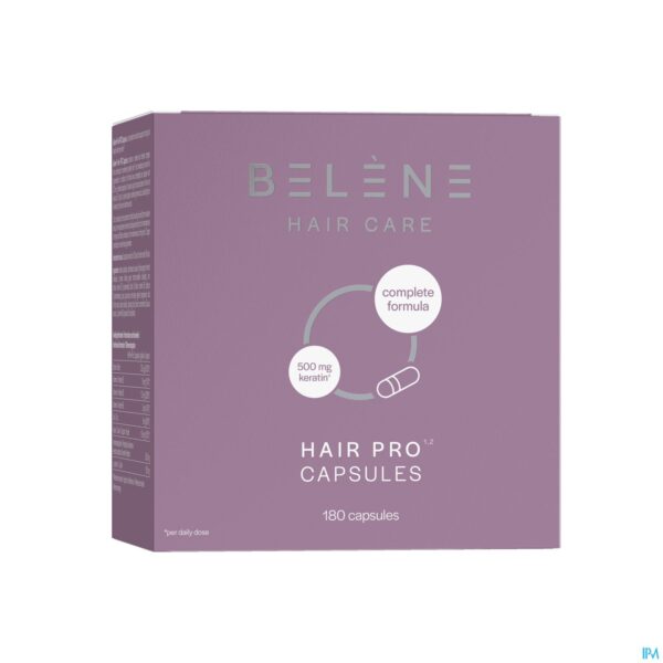 Packshot Belene Hair Pro Caps 180