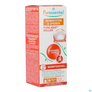 Packshot Puressentiel Gewrichten Pure Heat Roller 75ml