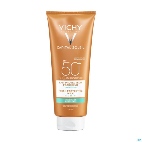 Packshot Vichy Cap Sol Ip50+ Melk Lichaam 300ml Packshot Vichy Cap Sol Ip50+ Melk Lichaam 300ml