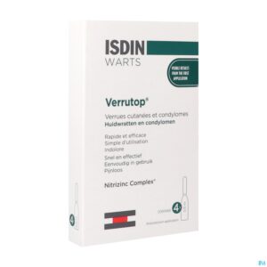 Packshot Isdin Verrutop Warts Oplossing Amp 4x0,1ml
