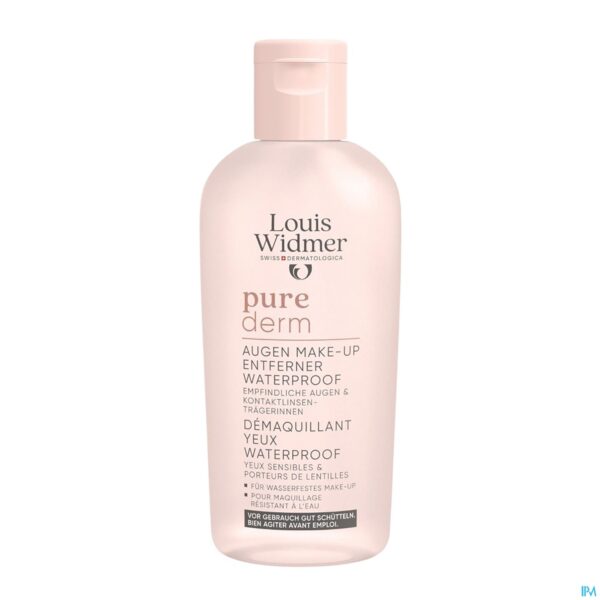 Productshot Widmer Purederm Oogmake-up Reiniging Waterproof Z Parfum 100ml