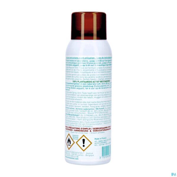 Packshot Puressentiel A/beet Afwerende Spray A/teek 100ml