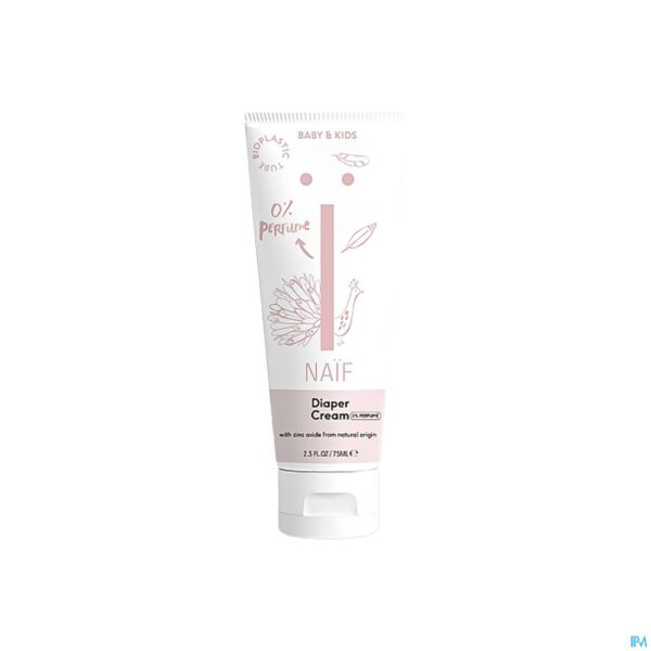 Packshot Naif Baby&kids Diaper Cream Z/parfum 75ml
