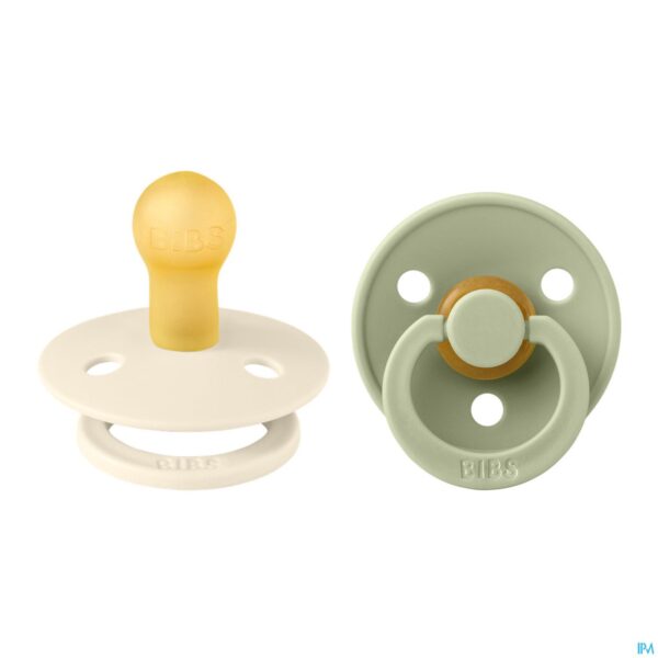 Productshot Bibs 1 Fopspeen Duo Sage Ivory