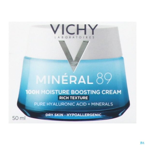 Packshot Vichy Mineral 89 Creme Rijk 50ml