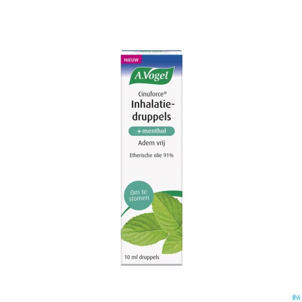 Packshot A.vogel Cinuforce Inhalatiedruppels 10ml Packshot A.vogel Cinuforce Inhalatiedruppels 10ml