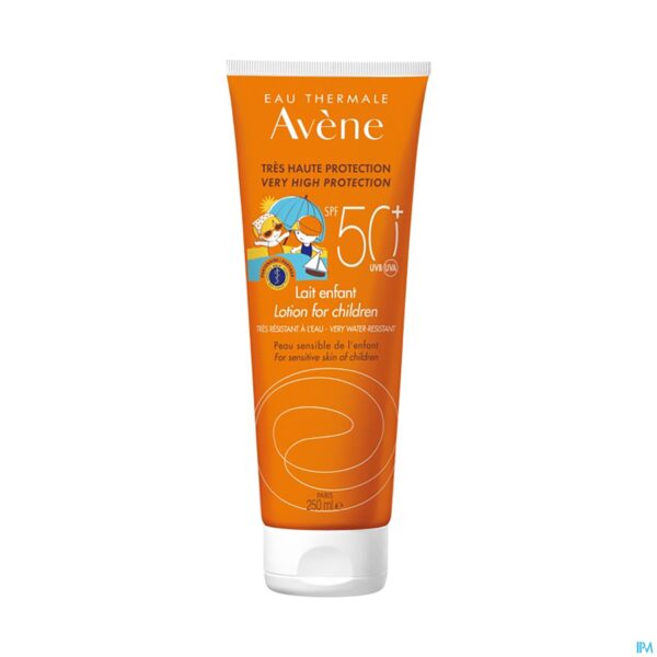 Productshot Avene Zonnemelk Kind Spf50+ 250ml Nf