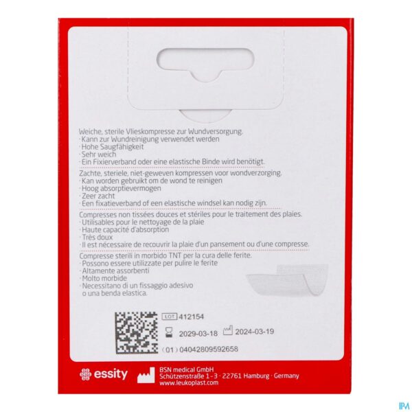 Packshot Cutisoft 7,5cmx7,5cm 12 Leukoplast