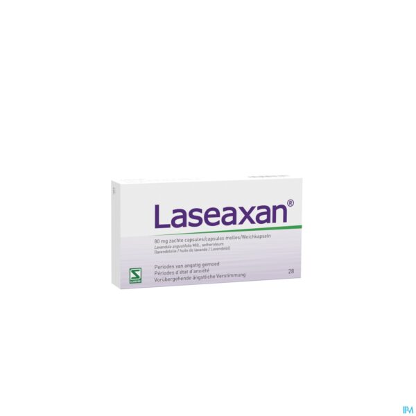 Packshot LASEAXAN® 28 ZACHTE CAPSULES