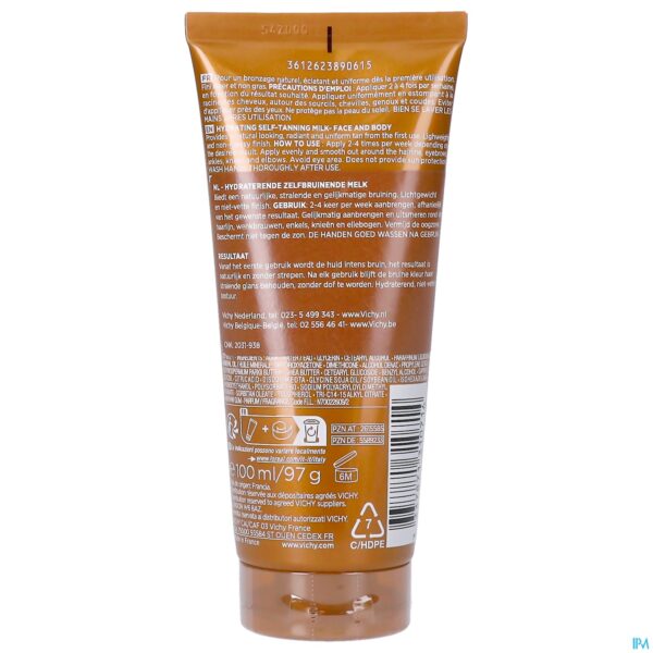 Packshot Vichy Capital Soleil Zelfbruiner Melk 100ml Nf