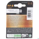 Packshot Duracell Mn1500/lr6 4