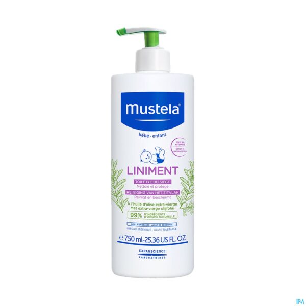 Packshot Mustela Bb Liniment Pompe 750ml