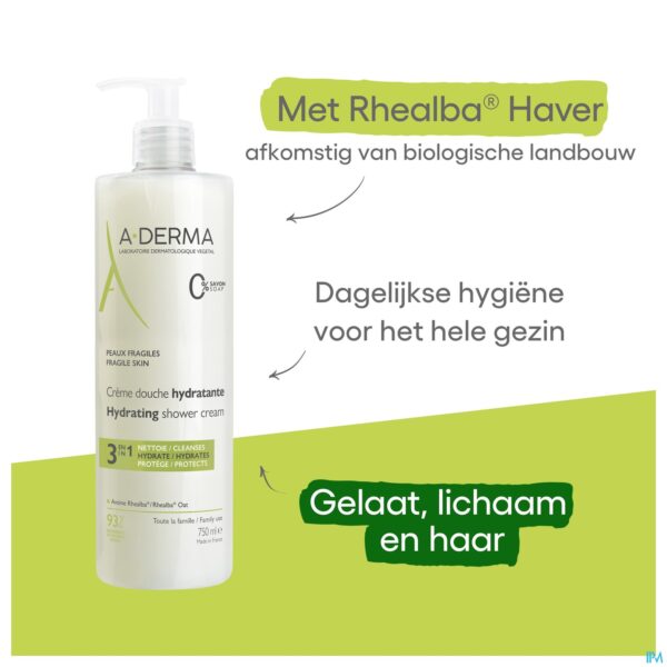 Lifestyle_image Aderma Indisp.douchecreme Hydraterend 750ml