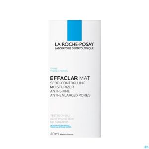 Packshot La Roche Posay Effaclar Mat Hydra Sebo-regulat. S/parab. 40ml