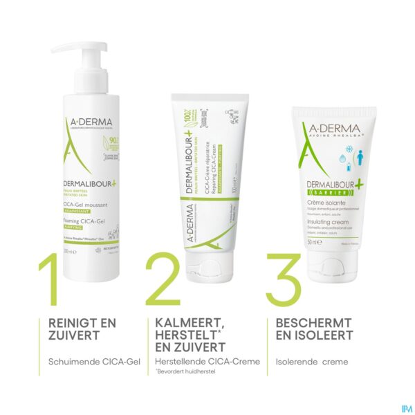 Lifestyle_image Aderma Dermalibour+ Cica Gel Schuimend 100ml