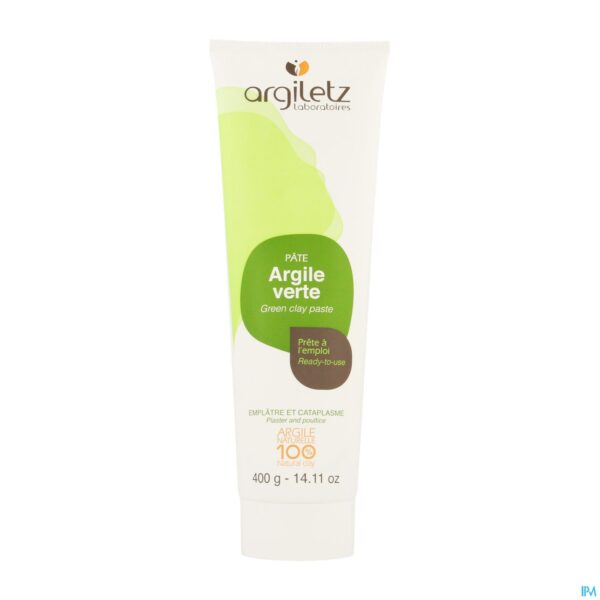 Packshot Argiletz Masker Groene Klei Gebruiksklaar Tbe 400g Packshot Argiletz Masker Groene Klei Gebruiksklaar Tbe 400g
