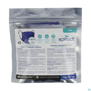 Packshot Masker Community Herbruikb. Wasbare Stof. Kind. 2