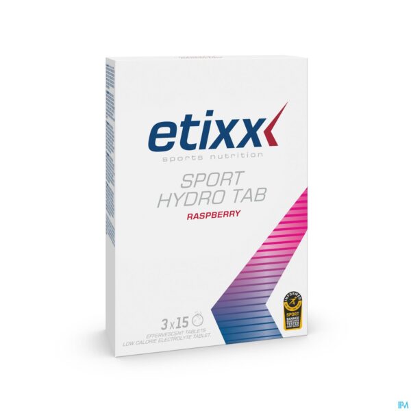 Packshot Etixx Sport Hydro Tabs 3x15t
