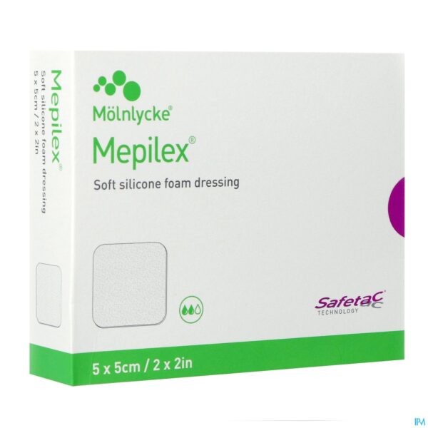 Packshot Mepilex 5x5cm 5 Packshot Mepilex 5x5cm 5