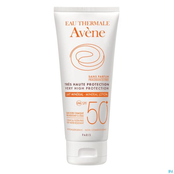 Productshot Avene Zon Spf50+minerale Melk Z.hoge Besch. 100ml