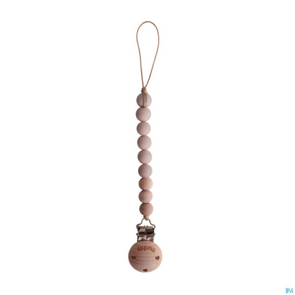 Productshot Mushie Fopspeenketting Blush