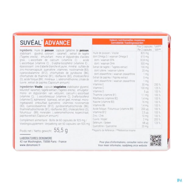 Packshot Suveal Advance 1m Caps 60