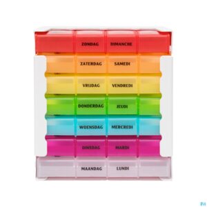 Packshot Eureka Care Pillendoos Kleur 1 Week