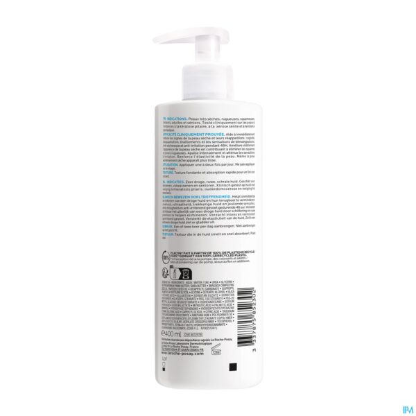 Packshot Lrp Lipikar Lait Urea 10% 400ml