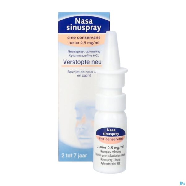 Productshot Nasasinuspray 0,5mg/ml Sine Cons.junior Neusv.10ml