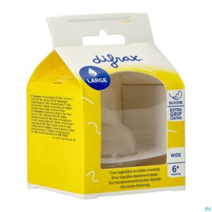 Packshot Difrax Flessenspeen Natural Wide Large 678