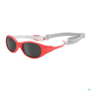 Productshot Eureka Care Zonnebril Kind Rood-wit 12-24m