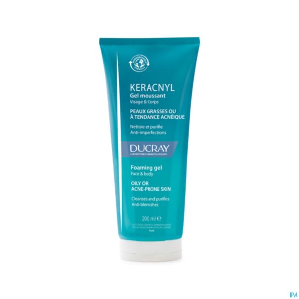 Productshot Ducray Keracnyl Schuimende Gel 200ml Nf
