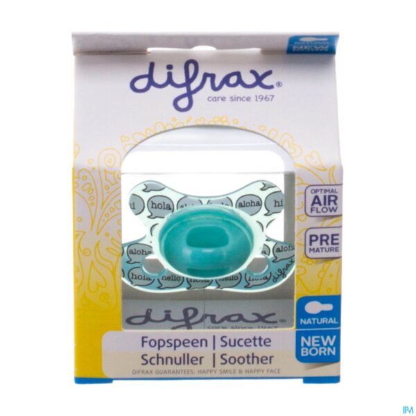 Packshot Difrax Fopspeen Natural Newborn