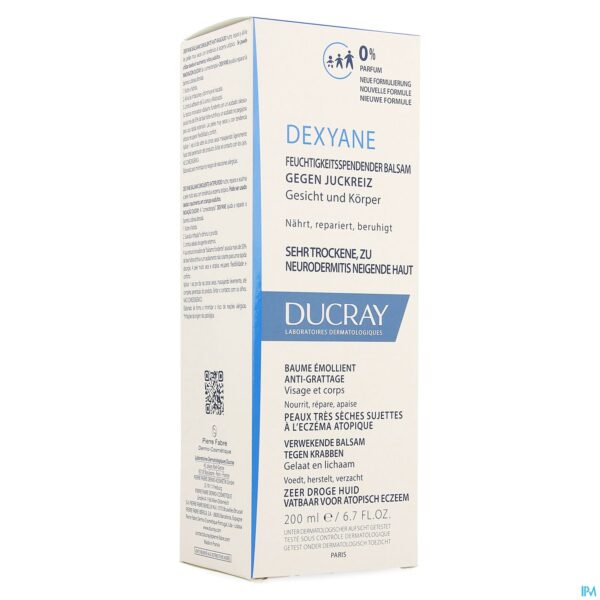 Packshot Ducray Dexyane Balsem A/krab Verzachtend 200ml Nf
